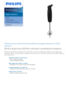 Philips HR1366/95 Product Datasheet