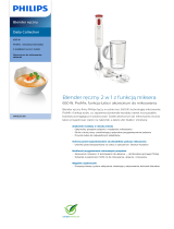 Philips HR1626/00 Product Datasheet