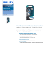 Philips 12961XVPB2 Product Datasheet