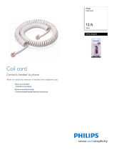 Philips Coil cord SWC4100H Product Datasheet