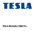 Tesla MediaBox X900 Pro Instrukcja obsługi