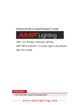AMP Lighting AWL-703-25-BBZ Installation & Maintenance Manual