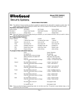 Audiovox UltraGuard PRO 9549UG Instrukcja instalacji