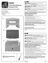 Step2 Lift & Hide Bookcase Storage Chest™ - Pink Assembly Instructions