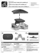 Step2 Sun & Shade Picnic Table Assembly Instructions