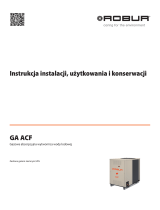 Robur GA ACF Installation, Use And Maintenance Manual