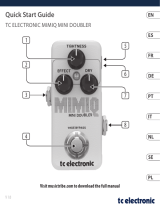 TCElectronic 414429 Electronic Mimiq Mini Doubler Skrócona instrukcja obsługi