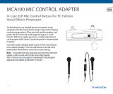 TCHELICON MCA100 MIC CONTROL ADAPTER Skrócona instrukcja obsługi