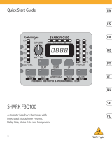 Behringer FBQ100 Skrócona instrukcja obsługi