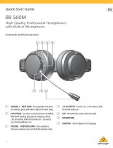 Behringer BB 560M Skrócona instrukcja obsługi