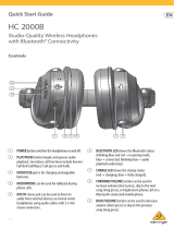 Behringer HC 2000B Studio-Quality Wireless Headphones Skrócona instrukcja obsługi