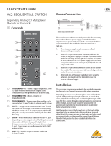 Behringer Legendary Analog CV Multiplexer Skrócona instrukcja obsługi