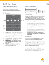 Behringer CP35 Attenuators Module Skrócona instrukcja obsługi