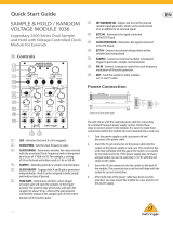Behringer SAMPLE & HOLD / RANDOM VOLTAGE MODULE 1036 Skrócona instrukcja obsługi