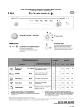 Polar Z705 Program Chart