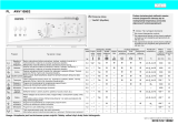 Ignis AWV 1000/2 Program Chart