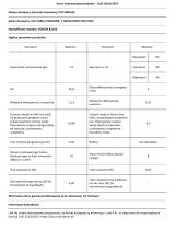 KitchenAid KDSCM 82142 Product Information Sheet