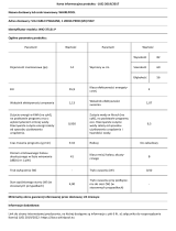 Whirlpool WIO 3T121 P Product Information Sheet