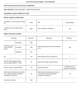 Whirlpool W55ZM 111 W Product Information Sheet