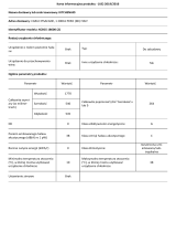 KitchenAid KCBCS 18600 Product Information Sheet