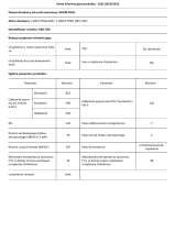 Whirlpool ARG 590 Product Information Sheet