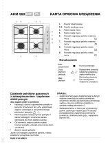 Whirlpool AKM 260/CF Program Chart