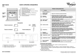 Whirlpool AKP 366 WH Program Chart