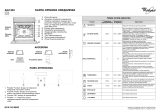 Whirlpool AKZ 803/IX Program Chart