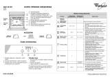 Whirlpool AKZ 421/WH/01 Program Chart