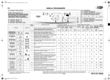 Whirlpool AWO/D 6200 W Program Chart