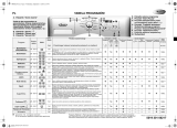 Whirlpool AWOE 9348 Program Chart