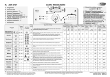 Whirlpool AWE 9727 Program Chart