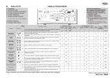 Whirlpool AWE 6727/P Program Chart