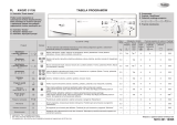 Whirlpool AWO/D 51105 Program Chart