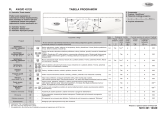 Whirlpool AWO/D 42125 Program Chart