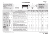 Whirlpool AWOC 0614 Program Chart