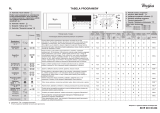 Whirlpool AWOC 0714 Program Chart