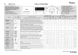 Whirlpool AWOC 0714 Program Chart