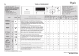 Whirlpool AWOC 0714 Program Chart