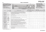 Polar PFLS 51201P Program Chart