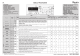 Whirlpool AWE 925655P Program Chart