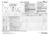 Whirlpool AWE 9933 Program Chart