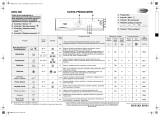 Whirlpool AWG 308 Program Chart