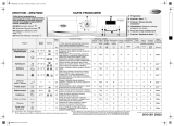 Whirlpool AWG 7920D Program Chart