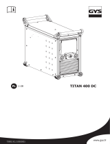 GYS TIG TITAN 400 DC TRI Instrukcja obsługi