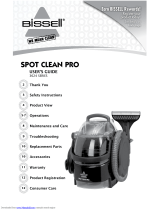 Bissell 1558E SpotClean Pro Carpet Cleaner Instrukcja obsługi