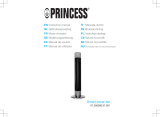 Princess Smart Black/Silver WIFI Connected Tower Fan Instrukcja obsługi