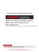 AMP Lighting AAL-1024-0-B-BZ Installation & Maintenance Manual