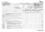 Whirlpool AWM 6101/1 Program Chart