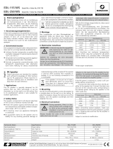 Monacor EDL-115/WS Quick Manual